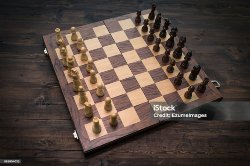 picture of a chess board with pieces